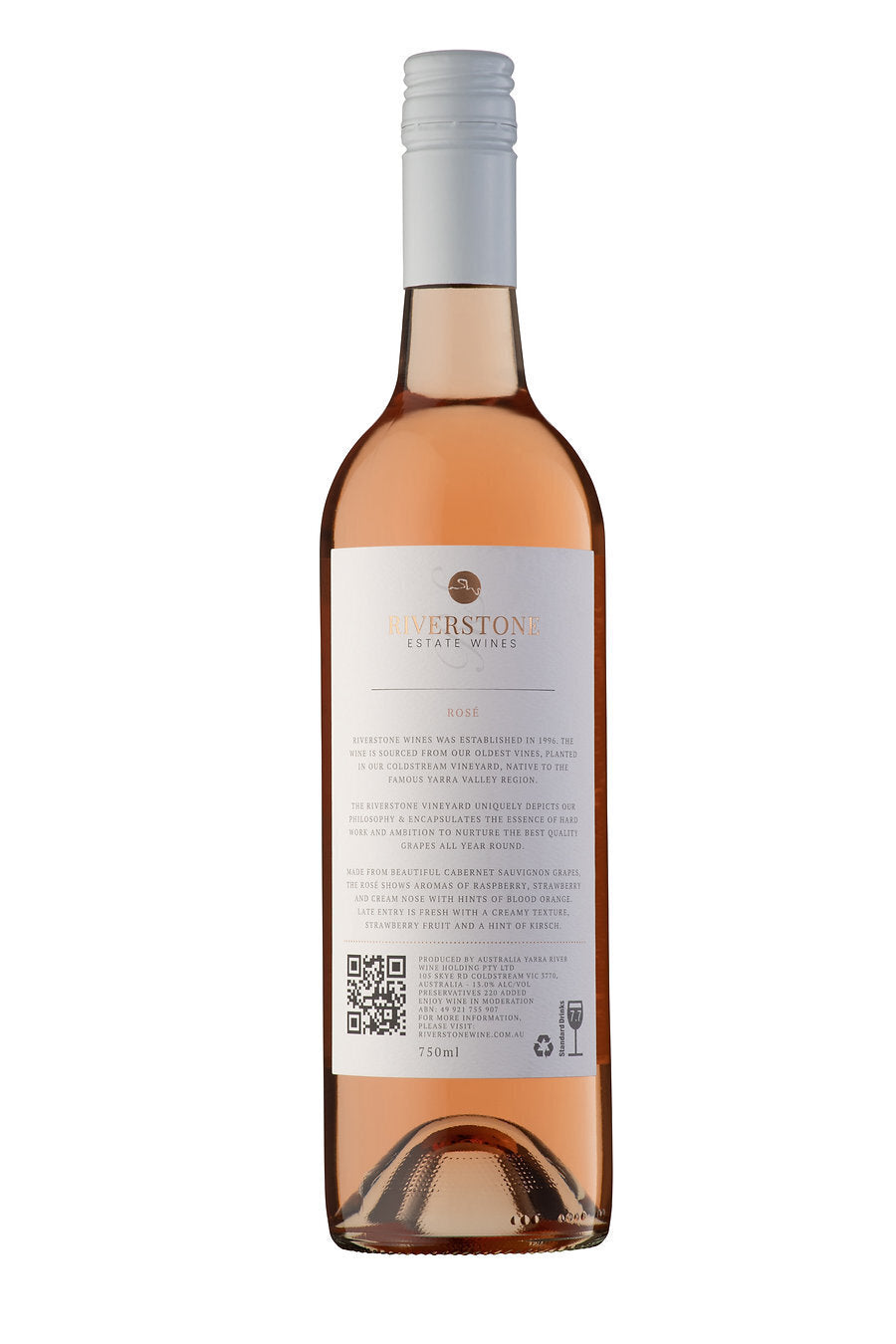 6x 2021 Riverstone Estate Rose Red Wine Yarra Valley - 750ml Bottle