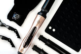 H2D X3 Professional Curling Wand Ceramic Curler Roller - Rose Gold