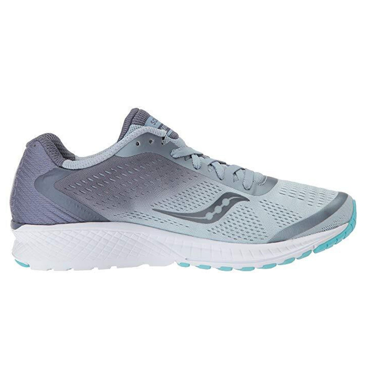 Saucony Womens Breakthru 4 Sneakers Runners Running Shoes - Fog/Grey/Blue