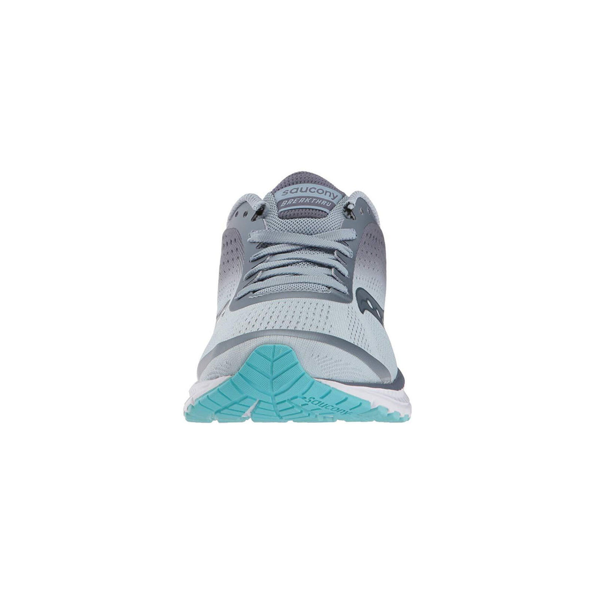 Saucony Womens Breakthru 4 Sneakers Runners Running Shoes - Fog/Grey/Blue