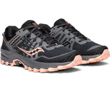 Saucony Womens Excursion TR 12 Sneakers Runners Running Shoes - Grey/Peach