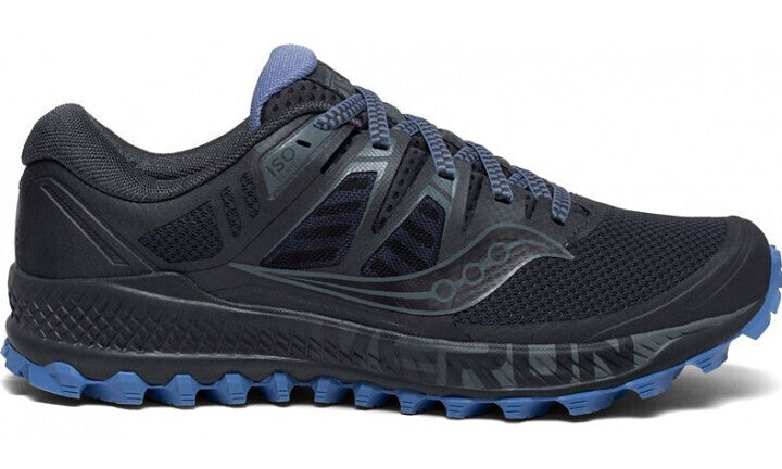 Saucony Womens Peregrine ISO Sneakers Runners Trail Running Shoes - Gunmetal