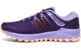 Saucony Womens Peregrine ISO Sneakers Runners Running Shoes - Purple/Peach