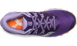 Saucony Womens Peregrine ISO Sneakers Runners Running Shoes - Purple/Peach