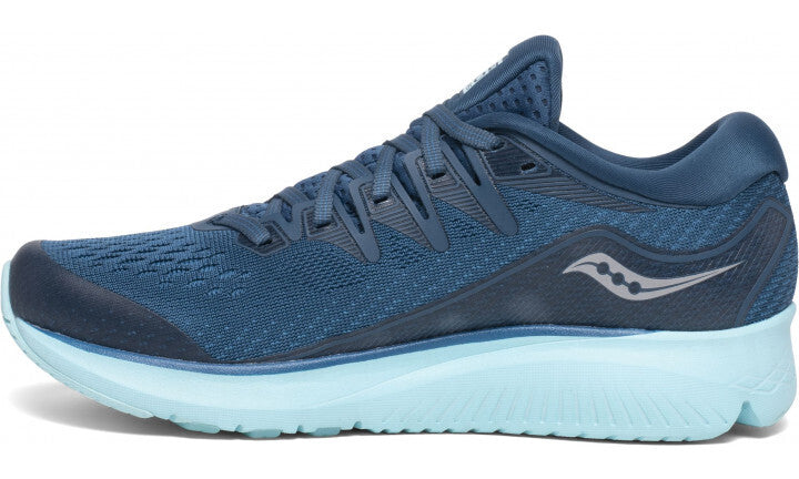 Saucony Womens Ride ISO 2 Runners Sneakers Shoes - Blue/Aqua