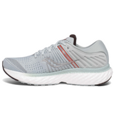 Saucony Womens Triumph 17 Runners Sneakers Shoes - Grey/Coral