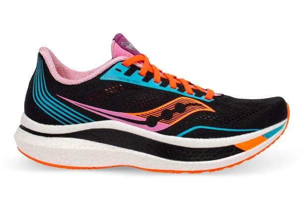 Saucony Womens Endorphin Pro Shoes-Future Black Noir