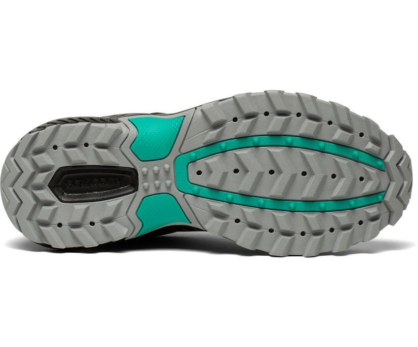 Saucony Excursion TR15 GTX Womens Running Shoes - Black/Jade Gris