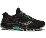 Saucony Excursion TR15 GTX Womens Running Shoes - Black/Jade Gris