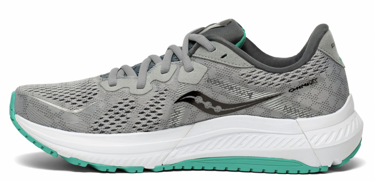 Saucony Womens Omni 20 Wide Sneaker Athletic Running Shoes Runners - Alloy Jade