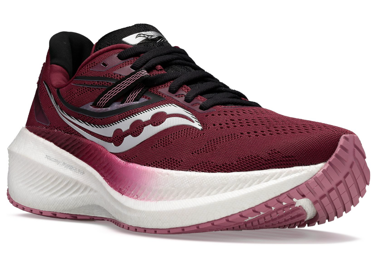 Saucony Womens Triumph 20 Athletic Running Shoes Sneakers Runner - Sundown/Rose