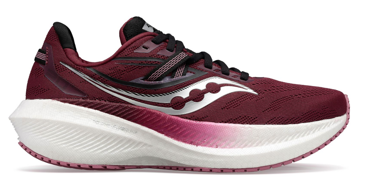 Saucony Womens Triumph 20 Athletic Running Shoes Sneakers Runner - Sundown/Rose