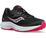 Saucony Womens Cohesion 16 VersaRun Sneakers Runners Shoes - Black/Fuchsia