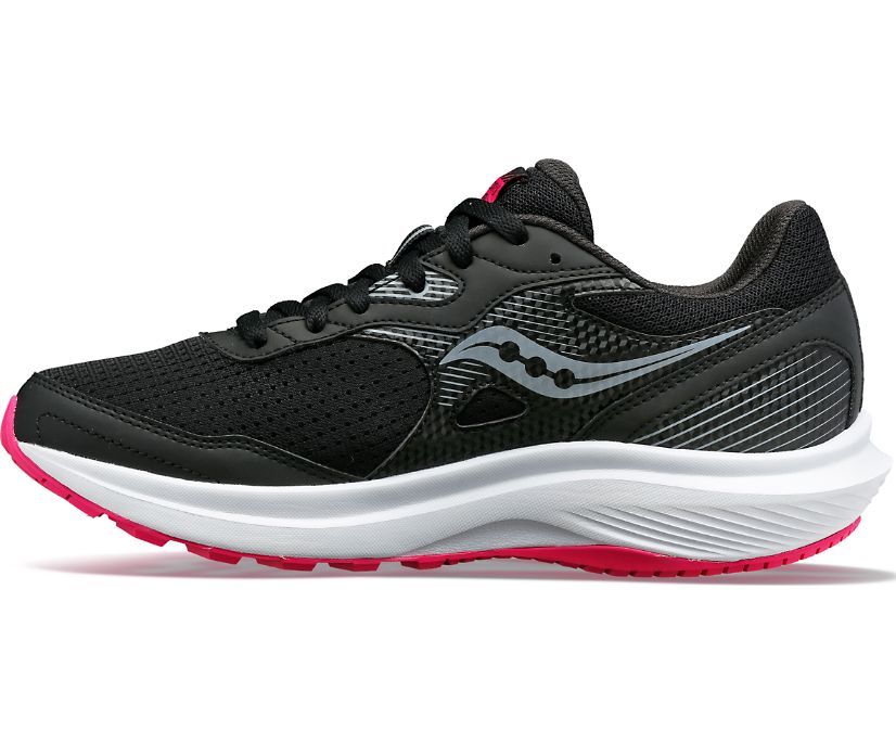 Saucony Womens Cohesion 16 VersaRun Sneakers Runners Shoes - Black/Fuchsia