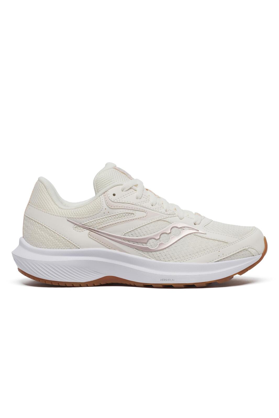 Saucony Womens Cohesion 17 Sneakers Shoes Runners in Pearl/Gum