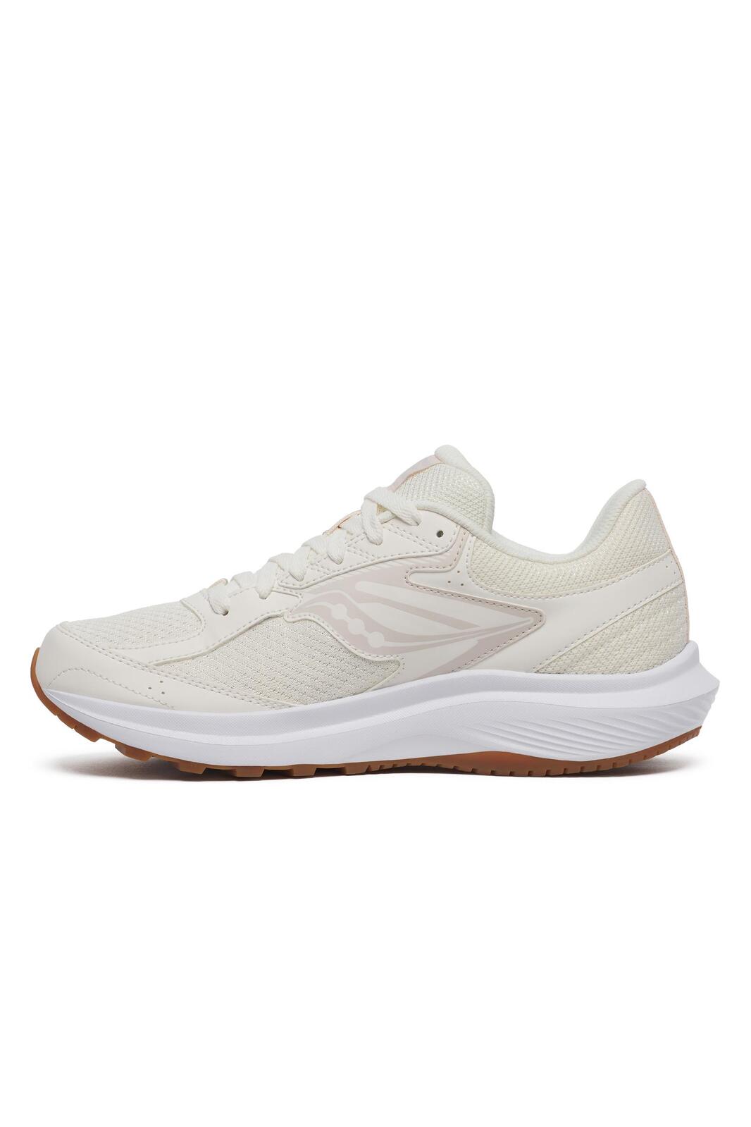 Saucony Womens Cohesion 17 Sneakers Shoes Runners in Pearl/Gum