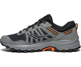 Saucony Mens Excursion TR12 Sneakers Runners Running Shoes - Grey/Orange