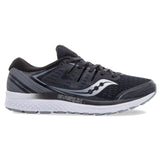 Saucony Mens Guide ISO 2 Sneakers Runners Shoes - Grey/Black