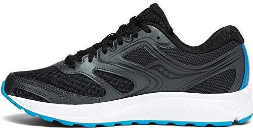 Saucony Mens Cohesion 12 Versafoam Sneakers Runners Running Shoes - Black/Blue