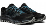 Saucony Mens Peregrine ISO Trail Hiking Shoes Runners Sneakers - Black/Grey