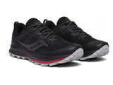 Saucony Mens Peregrine WIDE Running Shoe - Black/Red