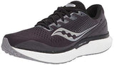 Saucony Triumph 18 Mens Running Shoe-Charcoal/White/Gris/Blanc