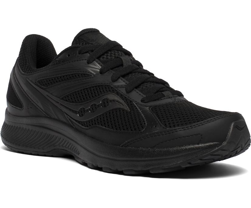 Saucony Cohesion 14 Mens Running Shoe-Black/Black/Noir/Noir