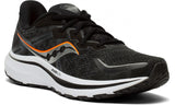 Saucony Mens Omni 20 Shoes Runners Sneakers Running (WIDE) - Black/White