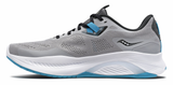 Saucony Mens Guide 15 Lightweight Running Sneaker Athletic Shoes - Alloy/Topaz