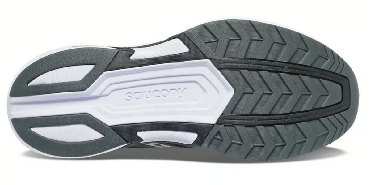 Saucony Mens Axon Sneakers Runners Athletic Running Shoes - Black/White