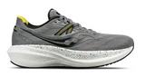 Saucony Mens Triumph 20 Athletic Running Shoes Sneakers Runners - Gravel/Sulphur