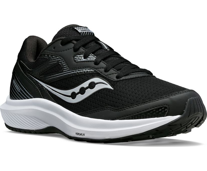 Saucony Mens Cohesion 16 VersaRun Sneakers Runners Running Shoes - Black/White