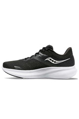 Saucony Mens Ride 16 Supportive Running Shoes Sneakers - Black/White