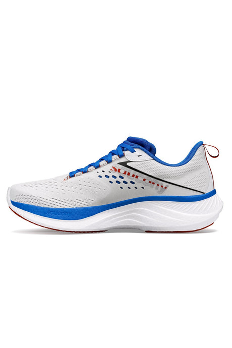 Saucony Mens Ride 17 (D) Shoes Sneakers Runners Running in White/Cobalt