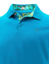 Spongebob Squarepants Mens Polo Shirt Top Hawaiian - Blue