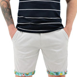 SpongeBob Squarepants Mens Hawaiian Shorts Summer - Grey