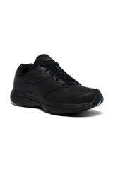 Saucony Womens Integrity Walker 3 Wide (D) Leather Sneakers Shoes Sunners in Black