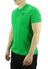 Lotto Mens L73 BS Tee Shirt Sports Tennis Training - Green/Navy