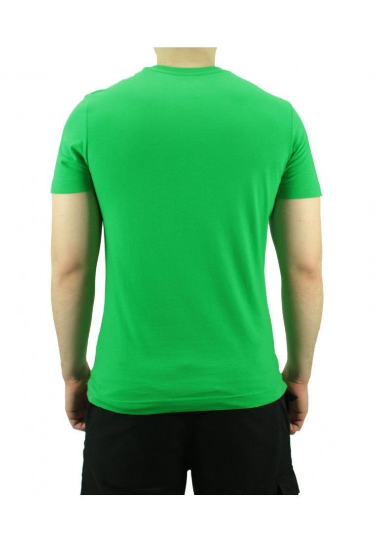 Lotto Mens L73 BS Tee Shirt Sports Tennis Training - Green/Navy