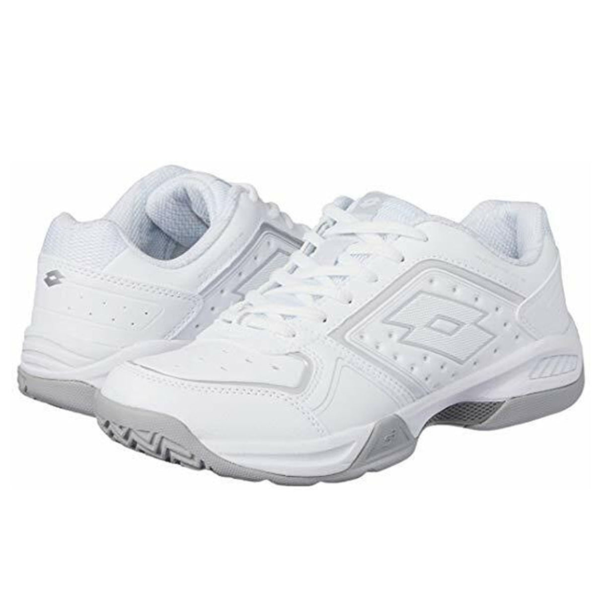 Lotto Women’s T-Tour IX 600 Tennis Shoes Sneakers Runners - White/Silver