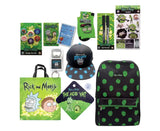 Rick & Morty Showbag 22 w/ Backpack/Keyring/Socks/Hat/Pens/Pin Set/Playing Cards