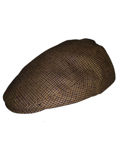 Scala Mens Flat Cap Driving Hat Newsboy Gatsby Ivy Cotton Vintage - Brown