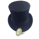 SCALA Mad Hatter Top Hat 100% WOOL Magician Tuxedo Cap Fedora Trilby  MF44