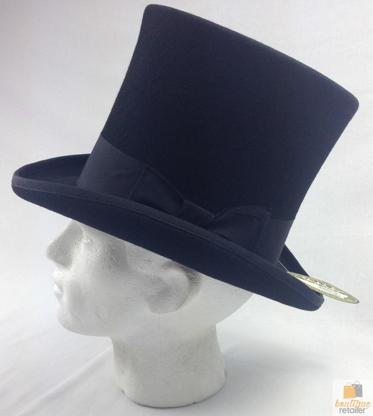 SCALA Mad Hatter Top Hat 100% WOOL Magician Tuxedo Cap Fedora Trilby  MF44