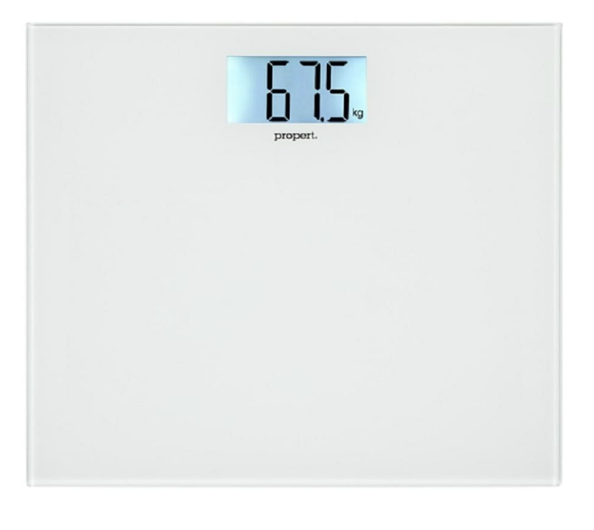 Propert 150kg Glass Digital Bathroom Scales - White