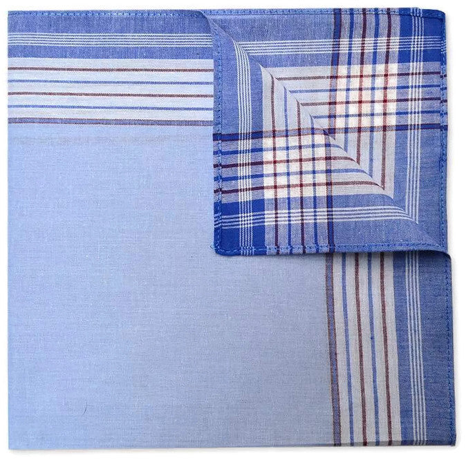 13x Mens Handkerchiefs SEWARD 100% Cotton Pocket Square Hankies Hanky Quality