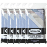 65x SEWARD Mens Handkerchiefs 100% Cotton Everyday Square Hankies Hanky Bulk