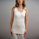 Thermo Fleece® Ladies Sleeveless Vest Thermal Tank Top T Shirt- Natural