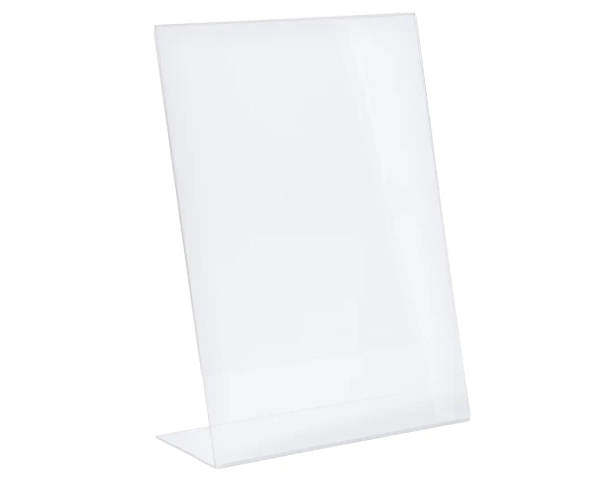 Sandleford A5 Slanted Sign Holder Portrait 21cm x 4.5 x 14.8cm (W x D x H)