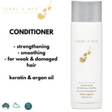 2pcs Set Terre A Mer Deep Fortifying Keratin Hair Shampoo + Conditioner Strengthening Smoothing 250ml